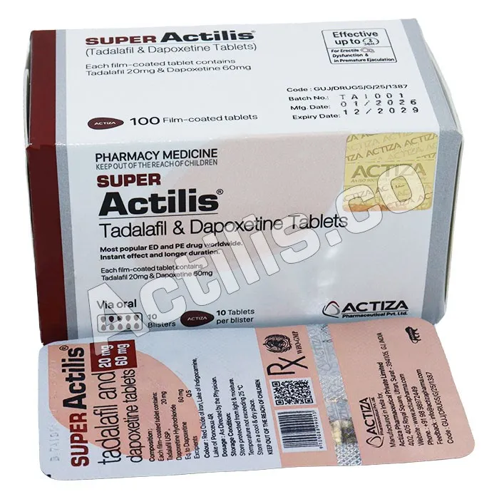 Tadalafil Dapoxetine Tablet