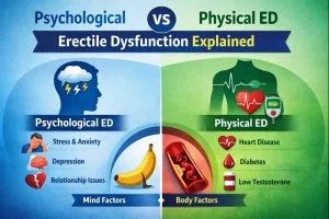 Psychological vs Physical Erectile Dysfunction