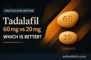 Tadalafil 60 mg vs 20 mg: Which Dosage is Better for You?