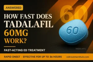 How Fast Does Tadalafil 60 mg Work? Understanding Tadalafil 60 Onset Time